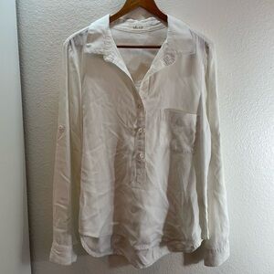Bella Dahl 100% Tencel Button Down Tunic Size L